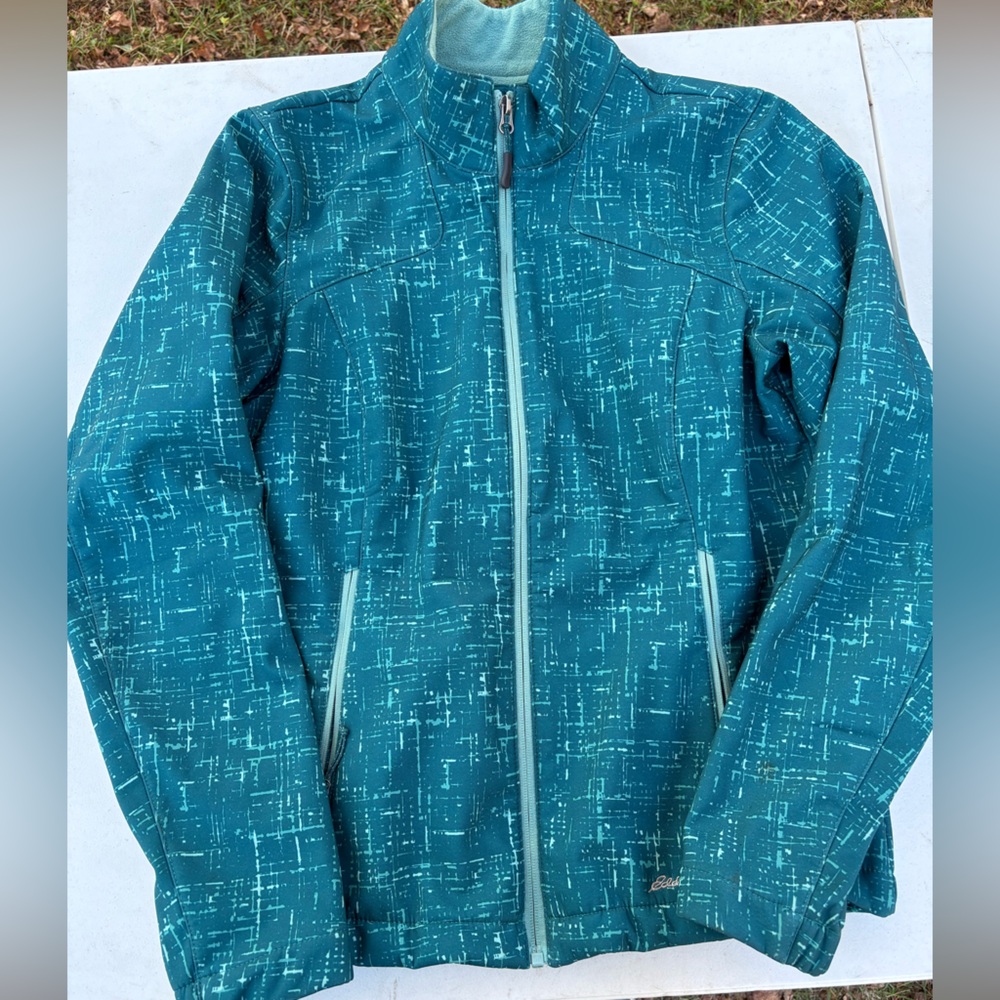Eddie Bauer Teal Fleece Jacket